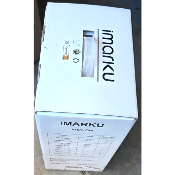 14PCS Knife Set with block, Knife Set with Built-in Sharpener, Knife Set - Picture 5 of 8